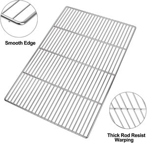 Grille de four à mailles pour barbecue en acier inoxydable de haute qualité pour le contrôle de l'huile et l'égouttage de la viande grillée - Product Image 5
