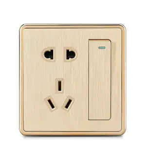 High Quality Electric Switches And Sockets Customized 250V Wall Electrical Light Sockets