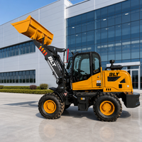 Chargeuse sur pneus diesel BLT avec moteur, boîte de vitesses, pompe et PLC pour une manutention de matériaux de construction à haute efficacité