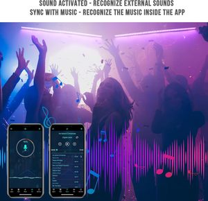 Barra de Luces LED para Escenario, 60W, Doble Fila, 108 LEDs, Control Remoto/App, Multicolor, Clasificación IP33, para Uso en Clubes - Product Image 4