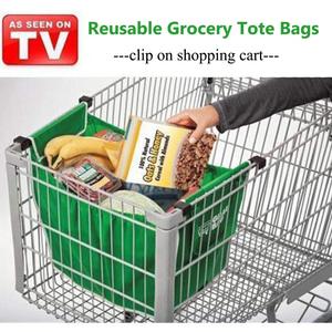 Factory Direct Sale Plastic <b>Foldable</b> <b>Cart</b> Portable Market Collapsible Folding Trolley Shopping <b>Cart</b> with Lid Utility Grocery - Product Image 3