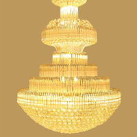 Suspension d'intérieur pour hôtel Lampe suspendue de luxe moderne Ce Lustre de luxe moderne pour décoration d'intérieur