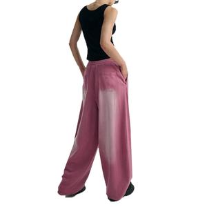 Pantalons de survêtement surdimensionnés pour femmes, style vintage, lavage à l'acide, poids lourd, vêtements de mode, pantalons amples - Product Image 3