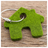 Pendentif et porte-clés en feutre pour décoration de maison et de sac Porte-clés Objets décoratifs