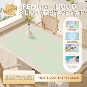 New Arrival cao cấp Đức-chất lượng lỏng <span class=keywords><strong>Silicone</strong></span> placemats OEM ODM nhà bếp Nhà hàng Thảm miếng đệm ít bụi hấp dẫn - Product Image 4