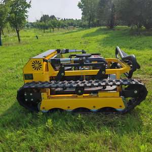 Điều khiển từ xa <span class=keywords><strong>Robot</strong></span> Máy cắt cỏ Xăng nông nghiệp Crawler với 900 mét chiều rộng cắt - Product Image 2
