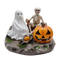Mainan Squishy Hantu Jumbo Halloween dari Gudang USA, Hantu Putih Raksasa Pereda Stres dengan Kotak Hadiah Individual