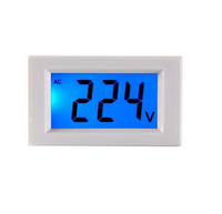 Voltmeter daya AC, pengukur tegangan Digital layar warna deteksi tegangan D85-120 dengan tampilan Lcd