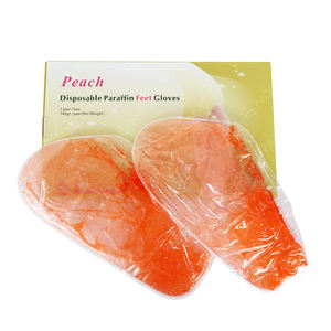 Custom Logo Parafina Cera Meias Descartáveis e Luvas Pele Umidade Hidratante Parafina Cera Meias para Pedicure Spa - Product Image 2