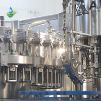 Machine de remplissage, de bouchage et de scellage de bouteilles en verre intégrée, automatique, électrique, de haute précision, à 40 têtes