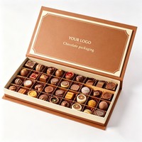 Boîte en papier de luxe personnalisée pour baklava, dattes, chocolat et noix, emballage de cadeaux alimentaires du Moyen-Orient et de fruits secs