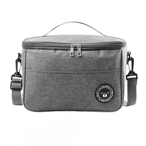 Bolsa térmica de moda con aislamiento para adultos con muestra gratuita para mujeres, hombres y fitness con bolsillos laterales hechos de poliéster - Product Image 6