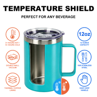 Bouteille d'eau isotherme personnalisée à double paroi sous vide de qualité supérieure pour l'école et le sport avec couvercle