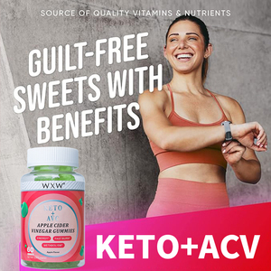 Tuyệt vời giá thảo dược tự nhiên Apple hương vị keto + ACV Gummies folate sodium chiết xuất APPLE CIDER dấm Gummies cải thiện tiêu hóa - Product Image 3