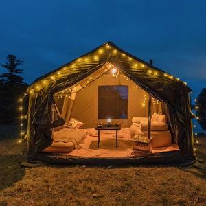 Tente gonflable Oxford imperméable pour le camping en plein air, multi-personnes, épaisse, grande capacité, équipement de cabine - Product Image 4