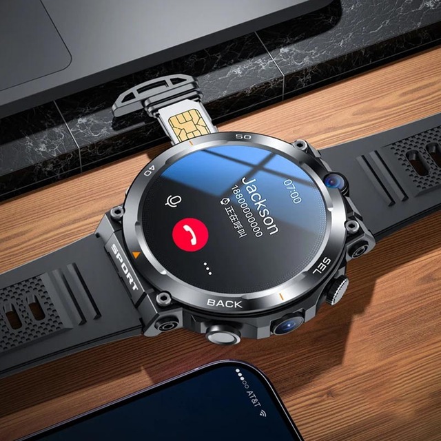 4G+64G H10 Smartwatch Dual Camera Video Calls Wifi Google Play Download APP Software Large Battery Capacity SIM Card Smart Watch