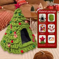 Luxuriöses Dreieckiges Hundebett Flauschiges Katzenbett Höhle Niedlicher Cartoon-Stil Handgefertigt Winter Umweltfreundlich Modernes Modedesign