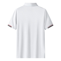 2025 T-shirts décontractés confortables pour hommes grande taille à manches courtes respirant tissu tricoté en gros