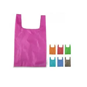 डिस्पोजेबल प्लास्टिक एचडीपीई/LDPE टी शर्ट शॉपिंग पॉलिथीन बैग/सुपरमार्केट किराने खुदरा बोरी