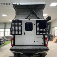 Casa Rodante Plegable para Camioneta, Todoterreno, con Cocina y Baño, Espacio de Dormir Expandible