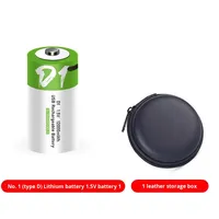 بطارية ليثيوم D1 قابلة لإعادة الشحن عبر USB ذات جهد ثابت 1.5 فولت وسعة كبيرة من النوع D صنع في الصين 34615