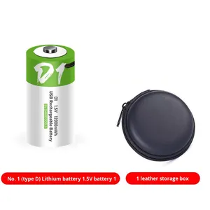 Batterie au lithium solide rechargeable par USB D1, tension constante 1,5 V, grande capacité, type D, fabriquée en Chine 34615 - Product Image 6
