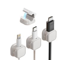 Clip de gestion de câble sans couture magnétique Portable accessoires de stockage polyvalents pour support de casque de chargeur de cordon