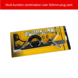 300MM paslanmaz çelik açı cetvel dijital iletki seti <span class=keywords><strong>180</strong></span> derece marangoz kare seviye ağaç İşleme araçları alüminyum - Product Image 3