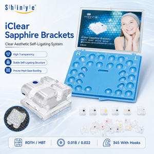 Suministros de Ortodoncia Shinye Odontologia, <span class=keywords><strong>Brackets</strong></span> de Cerámica Dental, <span class=keywords><strong>Brackets</strong></span> de Ortodoncia Monoblock - Product Image 2
