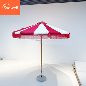 Sombrilla <span class=keywords><strong>de</strong></span> Jardín, Patio, Balcón, Restaurante, Playa, Mar, Hotel, <span class=keywords><strong>de</strong></span> Gran Tamaño, 2.5M, con Marco <span class=keywords><strong>de</strong></span> Aluminio, Diseño Moderno - Product Image 1