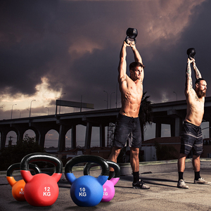 All'ingrosso Pesas colorate Rusas Kettlebell da competizione 32kg Set di Kettlebell Pesas Rusas per <span class=keywords><strong>la</strong></span> palestra a casa - Product Image 4