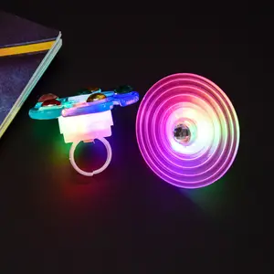 Spinner giratorio de diferentes estilos para fiesta de cumpleaños de niños, anillo luminoso de rotación con Flash, pulsera con luz, Juguetes