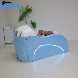 KISEN Cama de Masaje Eléctrica Automática 4D Profesional de Cuerpo Completo de Lujo para Lavado de Cabello y Spa Capilar con Calefacción - Product Image 1