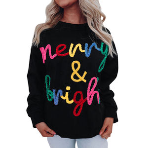 OEM & ODM Vente <span class=keywords><strong>en</strong></span> Gros Logo Personnalisé Conception à Manches Longues Col V Tricot <span class=keywords><strong>Laine</strong></span> Broderie Cardigan Dames Chandail <span class=keywords><strong>Fait</strong></span> <span class=keywords><strong>Main</strong></span> pour Femmes - Product Image 1