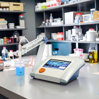 BIOSTELLAR pH Meter Desktop portabel OEM & ODM dapat disesuaikan dengan pengukur suhu MV/ORP