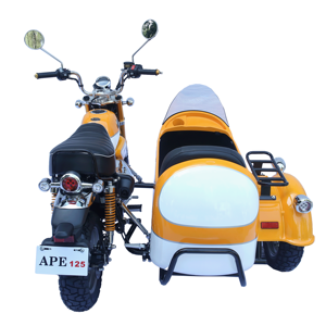 Nuevo arrancador <span class=keywords><strong>de</strong></span> pie <span class=keywords><strong>de</strong></span> motocicleta Vintage <span class=keywords><strong>de</strong></span> 125cc estilo Dirt Pit Bike <span class=keywords><strong>Cross</strong></span> Country MiniBike con asiento <span class=keywords><strong>de</strong></span> pasajero <span class=keywords><strong>de</strong></span> sidecar - Product Image 5