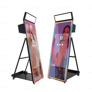 Cabina de fotos de espejo grande Mini PC incorporada, pantalla táctil de 43 pulgadas, cabina de fotos para Selfie Dslr, carcasa de cabina de fotos adaptada para fiesta - Product Image 3