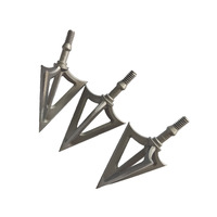 Pointes de flèches de chasse à l'arc à lames fixes 125 grains, 3 lames de haute qualité pour accessoires de chasse, arc composé