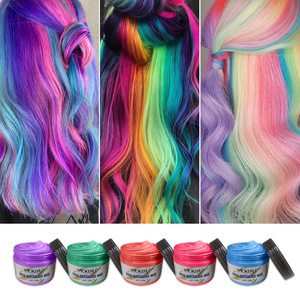 Private Label 9-colore temporaneo tinture per capelli organico a base di erbe forte tenuta lavabile <span class=keywords><strong>Styling</strong></span> lozione cera per uomini e donne effetto texturizzante - Product Image 2