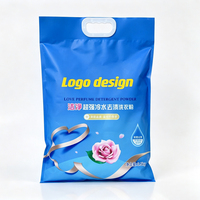 Pochette en plastique imprimée personnalisée Sacs de détergent à lessive Lessive Pochette debout en poudre Sac d'emballage en plastique