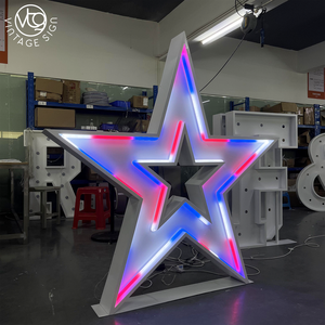 Insegna al Neon LED a Forma di Stella RGB Personalizzata con Luce Lineare per Decorazioni di Feste ed Eventi - Product Image 5