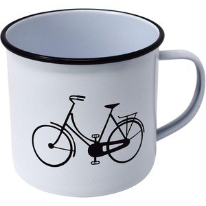 Vajilla esmaltada personalizada segura para alimentos no tóxicos de fábrica, taza de taza esmaltada de café para acampar al aire libre de acero metálico - Product Image 4