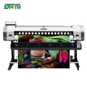 Impresora de tela en rollo con cabezal único, máquina de impresión XP600/DX5, 4 colores, 1,6 m/5 pies, 1,8 m/ 6 pies, precio bajo