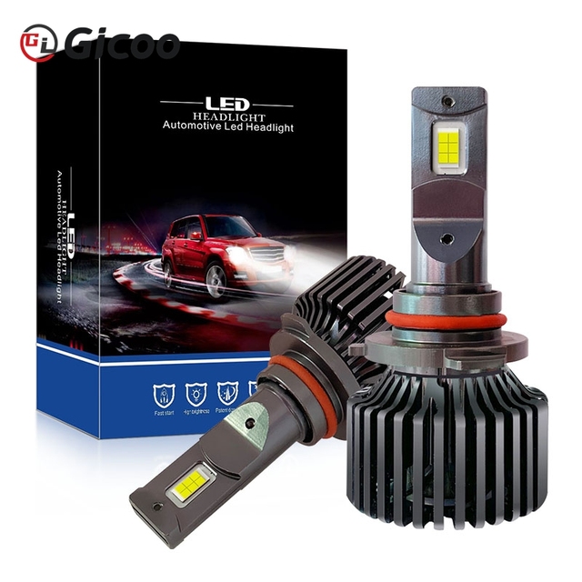 F7 12V Truck Car LED Headlight Bulbs Aluminum 90W 6000K IP67 CSP 14000LM 50000 Hours Universal Fitment New
