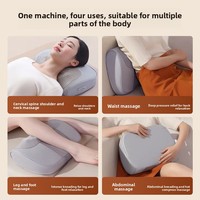 NINGDECRIUS Masseur cervical infrarouge de physiothérapie, appareil de pétrissage automatique pour le cou et les épaules, coussin de massage à brancher