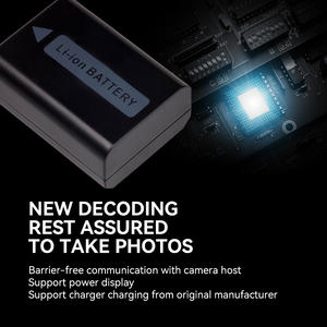 Batterie numérique Rechargeable FB 950mAh np-fw50 pour <span class=keywords><strong>appareil</strong></span> <span class=keywords><strong>photo</strong></span> <span class=keywords><strong>sony</strong></span> A6000 A6500 A6300 A7 <span class=keywords><strong>A7II</strong></span> A7RS A7S A7R A5100 - Product Image 4