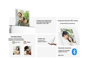 <span class=keywords><strong>Impresora</strong></span> Fotográfica de Bolsillo Xiaomi Mijia Pro, Impresión de <span class=keywords><strong>Fotos</strong></span> y Videos AR, Impresión HD, Compatible con <span class=keywords><strong>Polaroid</strong></span>, Conexión BT y APP, 880mAh - Product Image 6