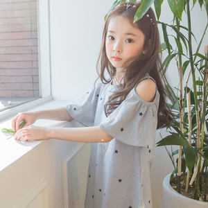 Nouveaux produits : Recherche de distributeurs pour la vente en gros de robes pour bébés filles, modèles échantillons de robes à épaules dénudées pour filles. - Product Image 4