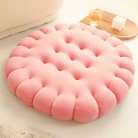 Al por mayor, Nuevo estilo, Cojín de tatami, Asiento de silla de felpa estilo 'Cookie' popular en internet, con técnica de tejido engrosado para estudiantes