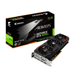 การ์ดจอ GeForce GTX1070Ti 8GB GDDR5 256 บิต สำหรับคอมพิวเตอร์ตั้งโต๊ะ GTX 1070 TI GPU GeForce การ์ดจอ GeForce GTX1070Ti 8 มือสอง - Product Image 1